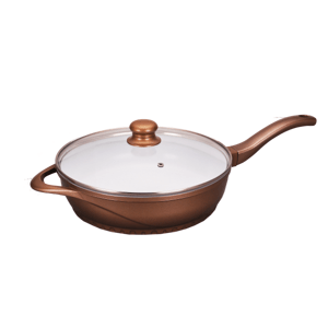 Bravo Keramická pánev s poklicí Gold - ø 24 cm B-5081