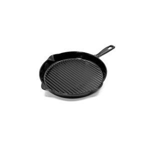 Litinová steak pánev  kulatá Noral černá